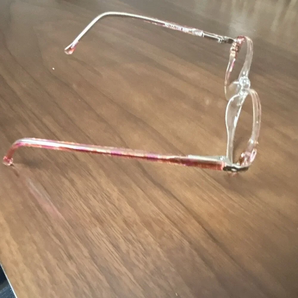 Jubilee 5675 Eyeglasses Frames Burgundy /Marble 50-17-135 pre owned